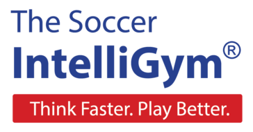 Logo of Soccer Intelligence Gym featuring dynamic design elements representing athleticism and strategy in soccer.