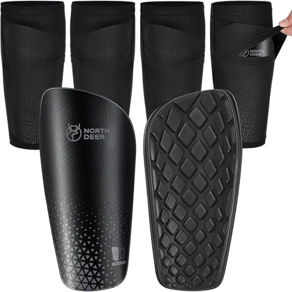 Northdeer Soccer Shin Guards for Kids & Adults – Secure Fit, Breathable Design & Reliable Protection - Image 11