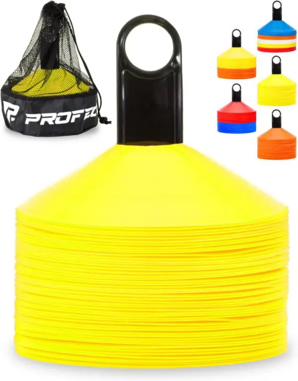 Pro Disc Cones (Set of 50) – Agility Soccer Cones with Carry Bag & Training Guide - Image 12