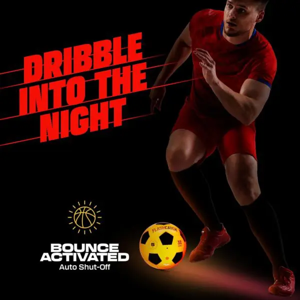 Light-Up Soccer Ball – Glow in the Dark Size 5 | Cool Gifts for Kids & Teens (Ages 8-15+) - Image 5