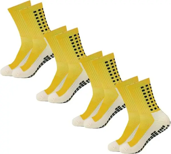 Yufree Grip Soccer Socks – Anti-Slip Athletic Socks for Football, Basketball & Sports (4 Pairs) - Image 14