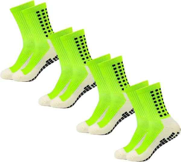 Yufree Grip Soccer Socks – Anti-Slip Athletic Socks for Football, Basketball & Sports (4 Pairs) - Image 9