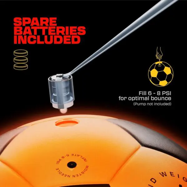 Light-Up Soccer Ball – Glow in the Dark Size 5 | Cool Gifts for Kids & Teens (Ages 8-15+) - Image 4