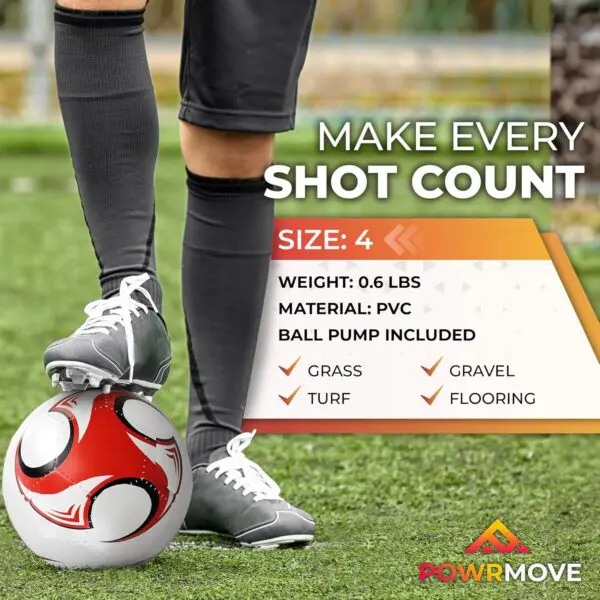 Soccer Goals for Backyard - Portable Soccer Goals Set of 2 with Pump, Cones, Training Ladder, Size 4 Ball and Carry Bag - 6FT x 4FT Soccer Nets, Durable Soccer Equipment for Kids and Adults - Image 5