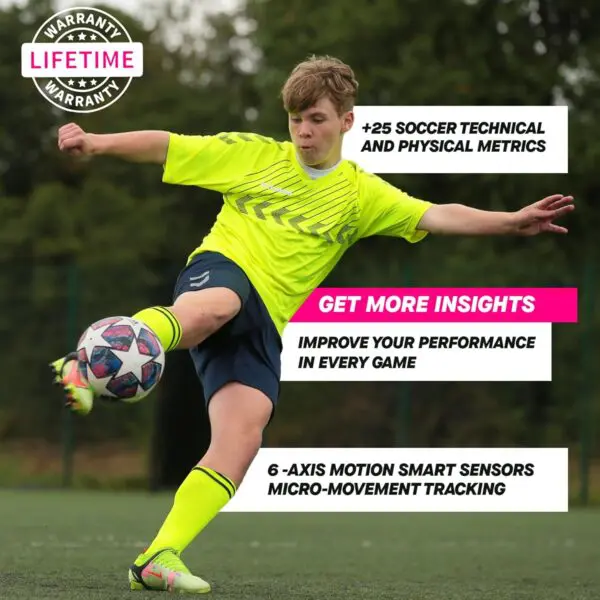 Playermaker 2.0 Smart Soccer Tracker – Cleat-Mounted Performance Monitor with 25+ Training Metrics & 12-Month App Access - Image 6