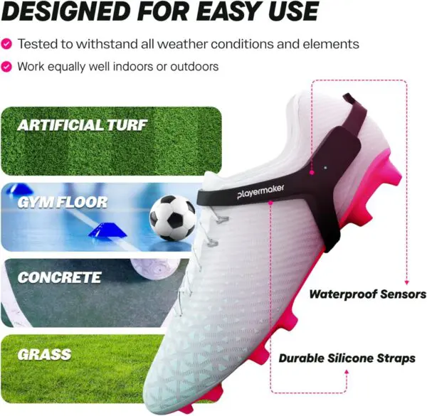 Playermaker 2.0 Smart Soccer Tracker – Cleat-Mounted Performance Monitor with 25+ Training Metrics & 12-Month App Access - Image 5
