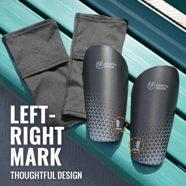 Northdeer Soccer Shin Guards for Kids & Adults – Secure Fit, Breathable Design & Reliable Protection - Image 2