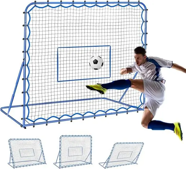 Winthai Soccer Rebounder Net – Adjustable Angle Soccer Training Tool for Passing, Control & Precision, Quick Setup for Kids, Teens & Adults - Image 11