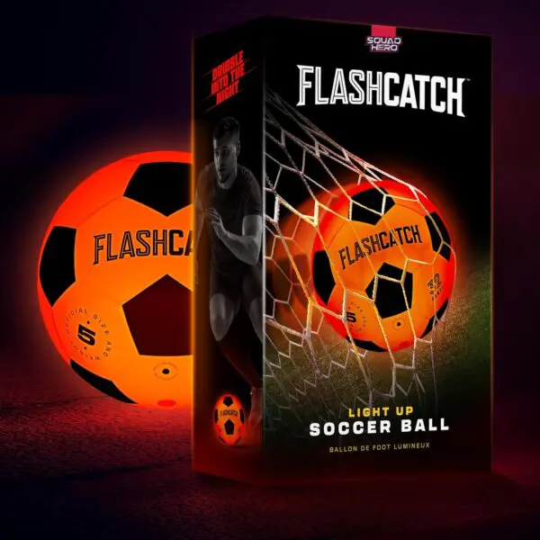 Light-Up Soccer Ball – Glow in the Dark Size 5 | Cool Gifts for Kids & Teens (Ages 8-15+) - Image 3