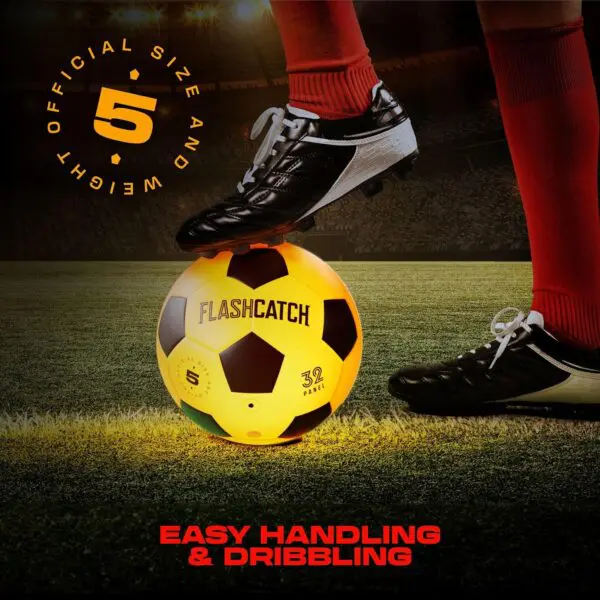 Light-Up Soccer Ball – Glow in the Dark Size 5 | Cool Gifts for Kids & Teens (Ages 8-15+) - Image 8