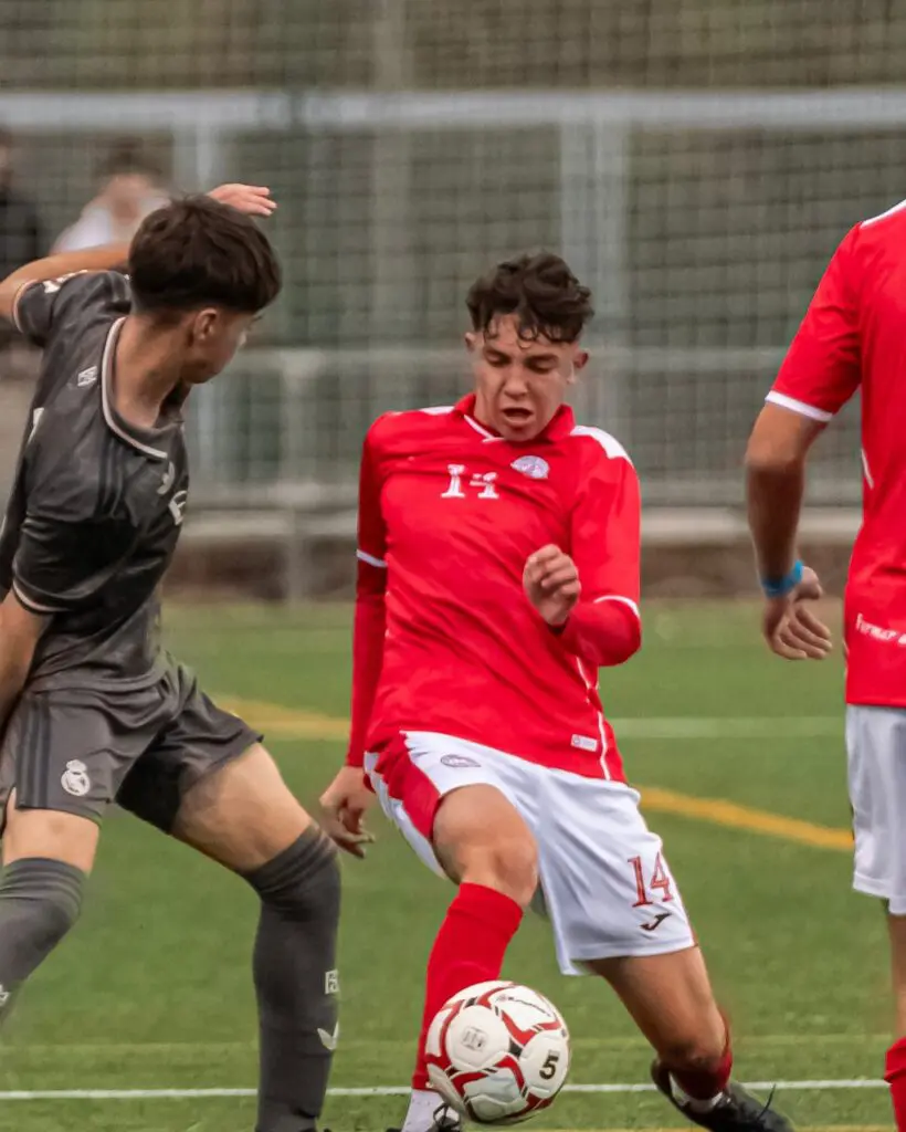 Players from Madrid Euro Soccer Academy compete against Real Madrid in elite Spanish match
