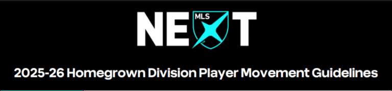 logo for MLS Next Player movement Guidelines