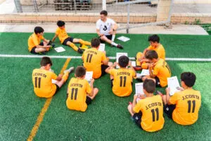 Tactical learning Valencia summer soccer camp
