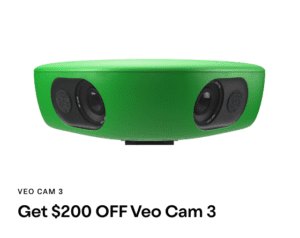 veo Cam 3, soccer, player and team resources