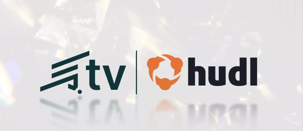 ECNL TV and Hudl logos representing new youth soccer video and data partnership