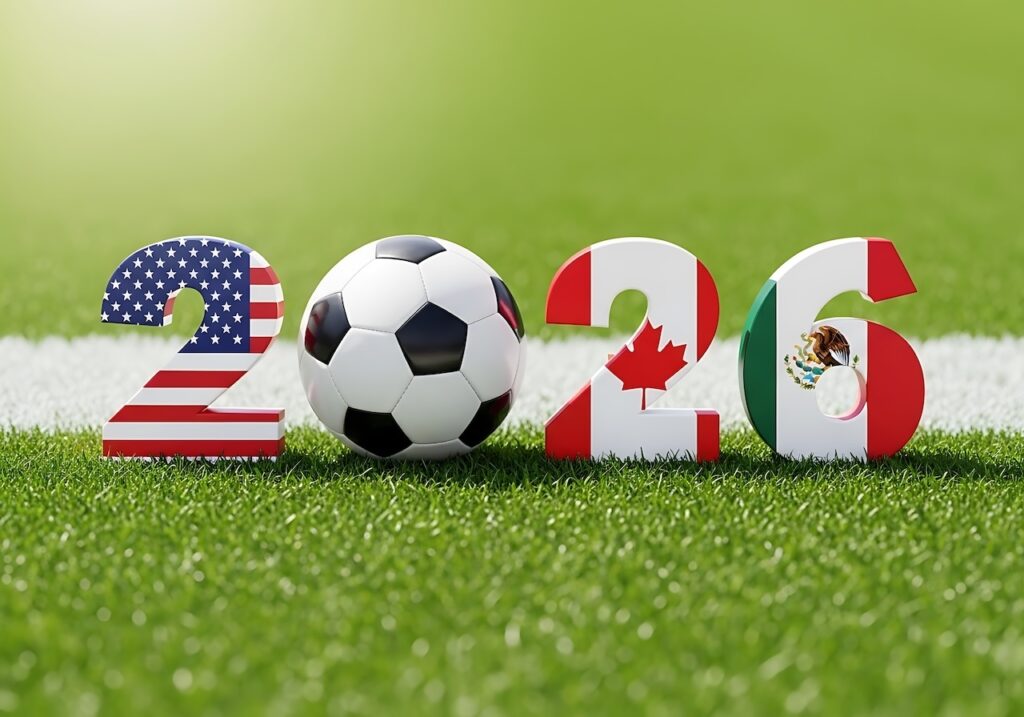 Image of 2026 each number represents a host nation for the 2026 world Cup