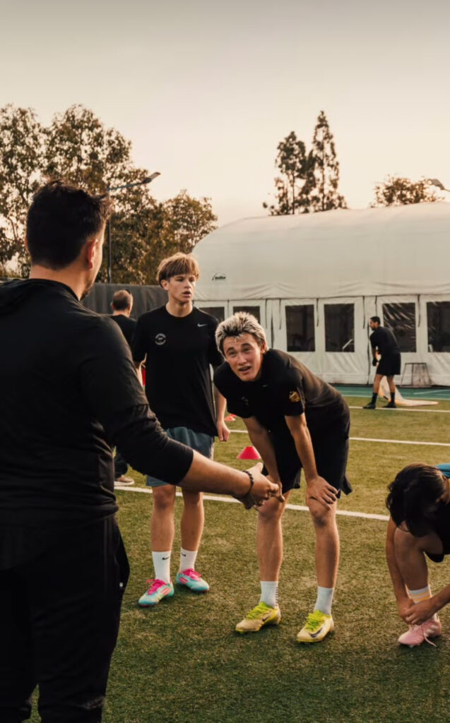 1991 Football Academy image of practice