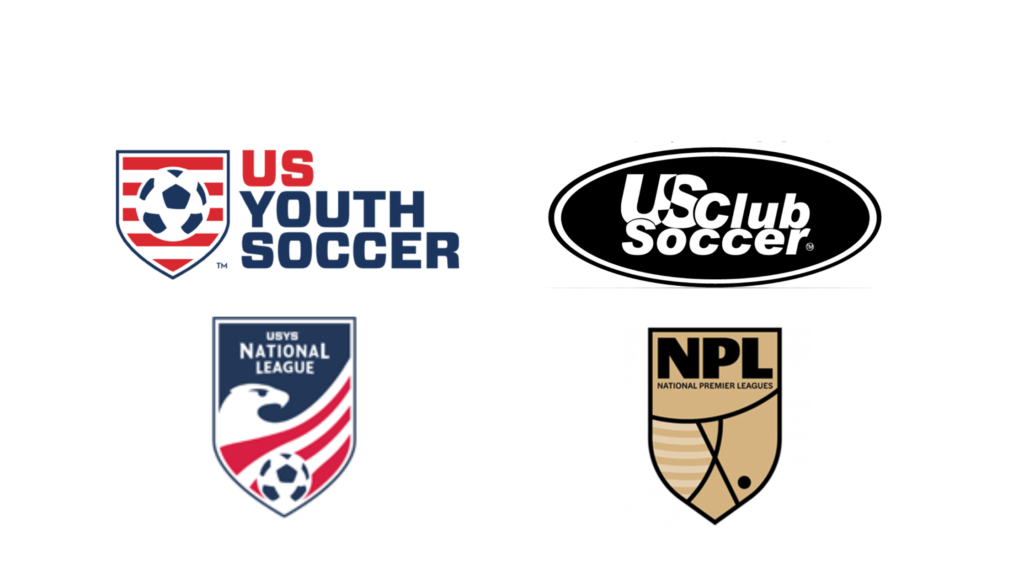 USYS, US CLub Soccer, NPL and USYS National league logos