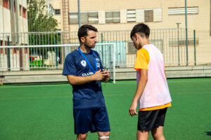 One on one coaching, Valencia summer soccer camp