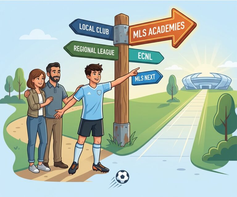 MLS Academies, player pathway development