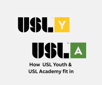 USL Y and USL A logos