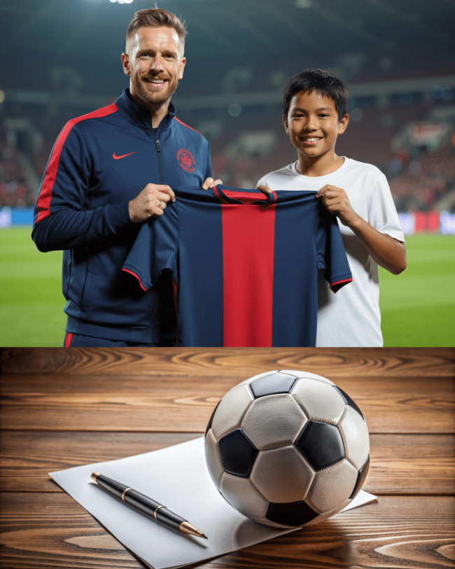 Image of soccer registration, youth player commitment, added to roster